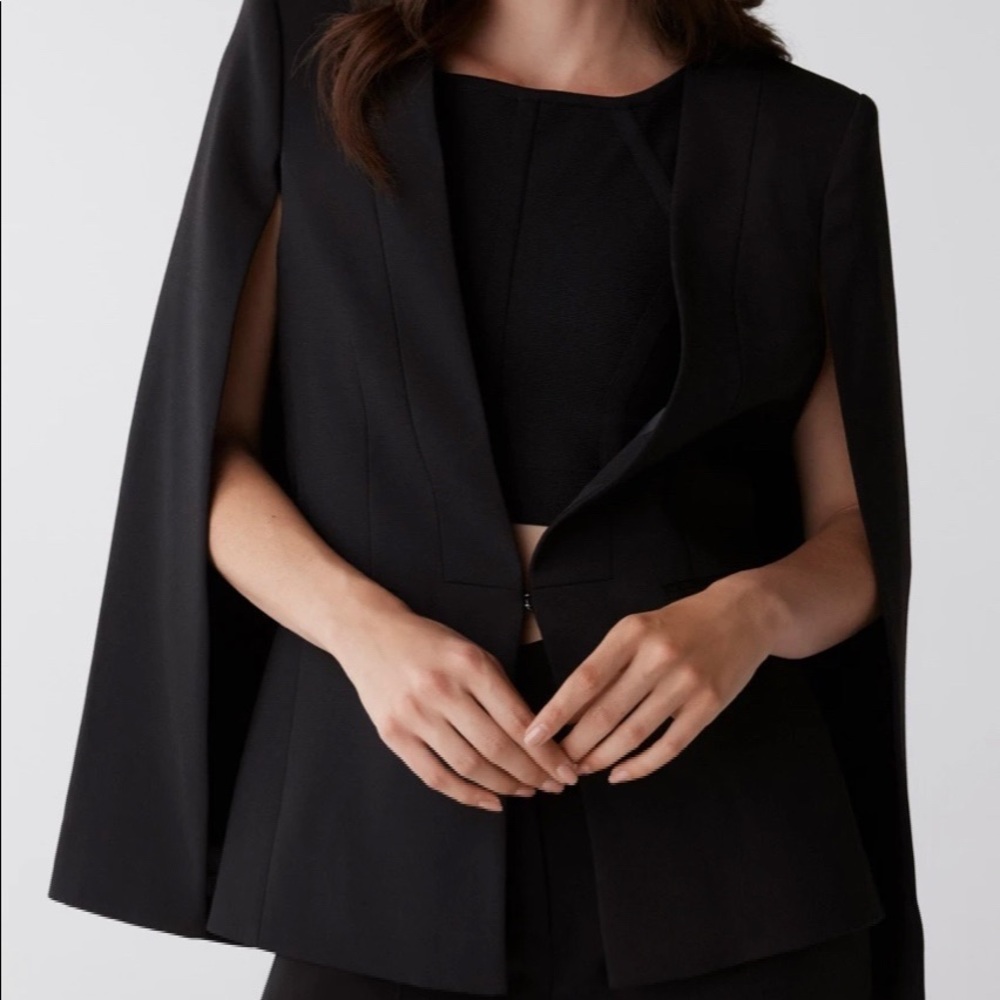 BCBGMAXAZARIA cape blazer